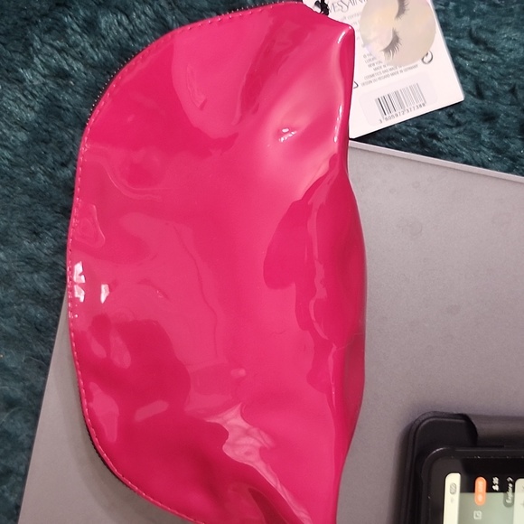 Yves Saint Laurent Fuchsia Beauty Bundle Pouch Mascara Lipstick Parfum Hydration - Picture 8 of 15